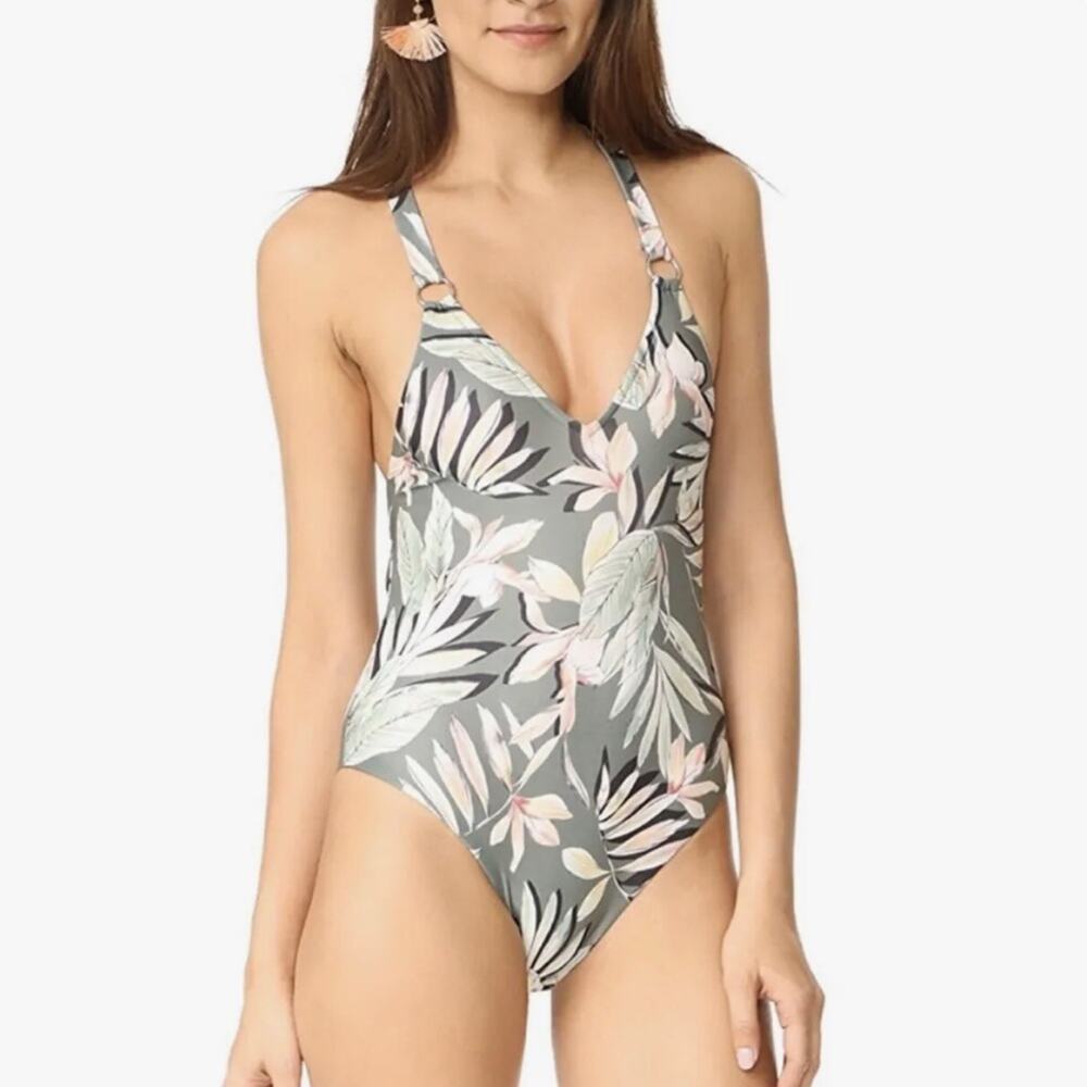 Mink Pink tropical one piece swim suit size XS